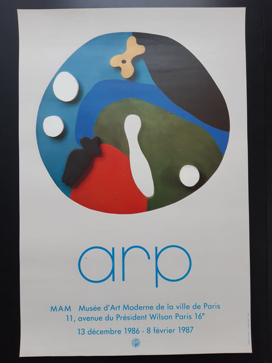 Hans Arp art exhibition poster - 15.7"×23.6" (40×60cm)