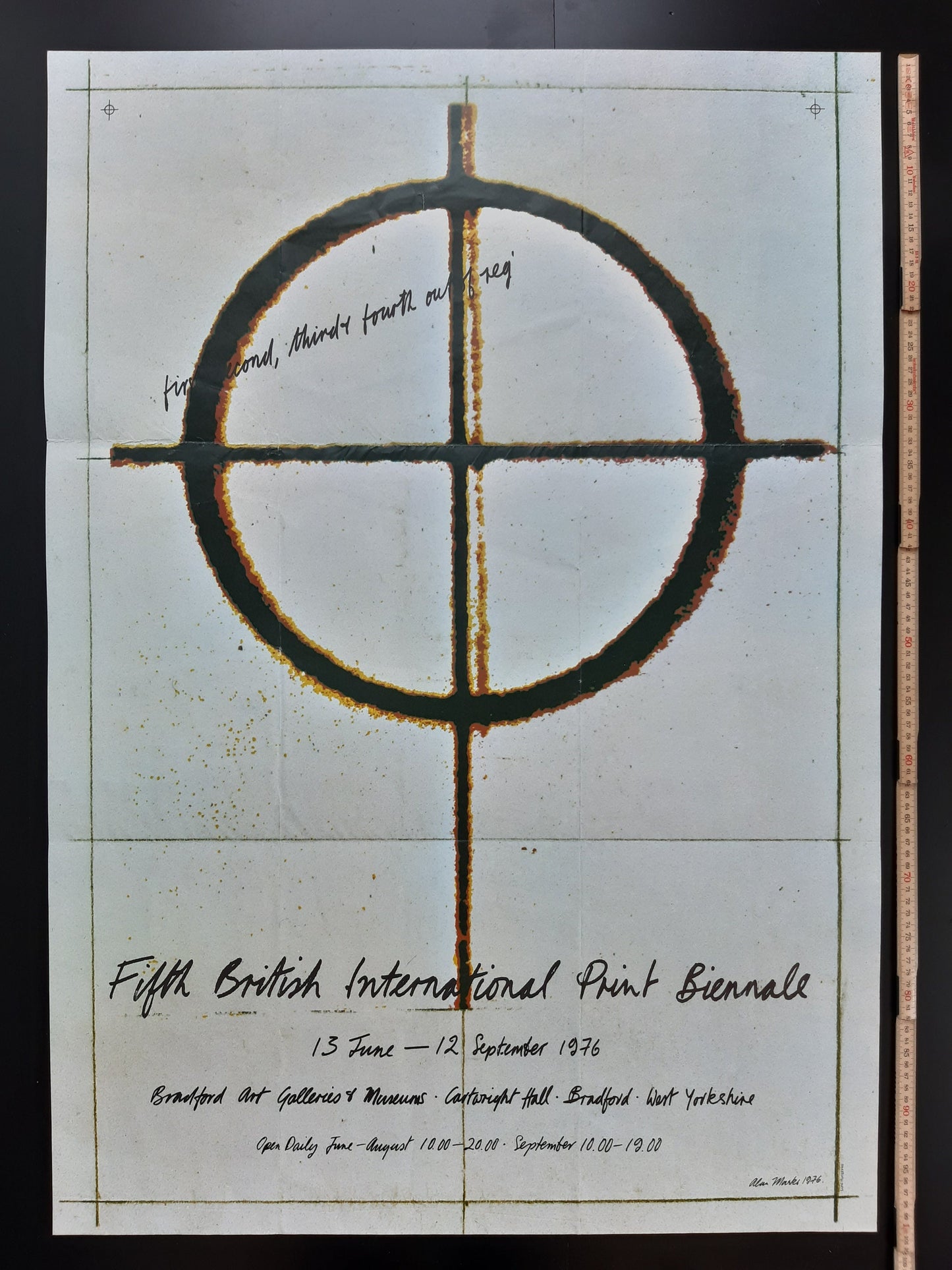 5th British Print Biennale poster - 28.0"×39.8" (71×101cm)