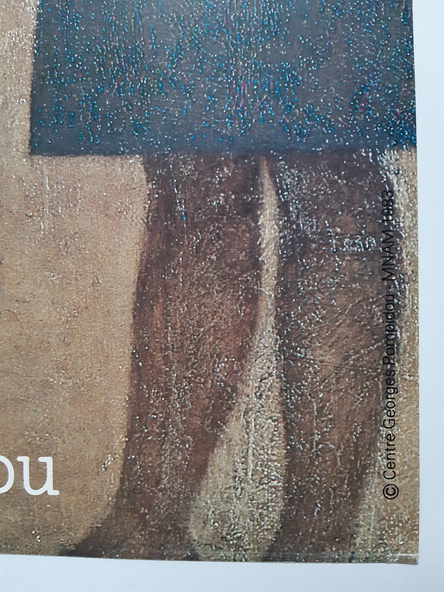 Balthus original art exhibition poster - 19.3"×27.6" (49×70cm)