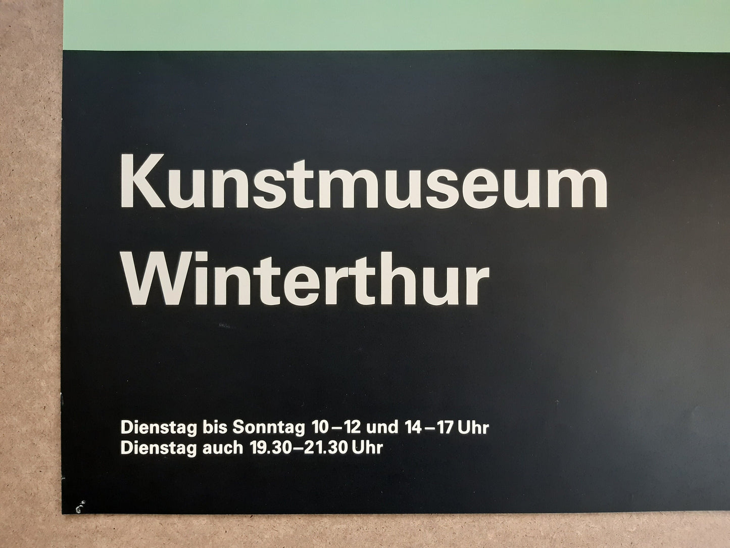 John M. Armleder art exhibition poster - 35.4"×50.4" (90×128cm)