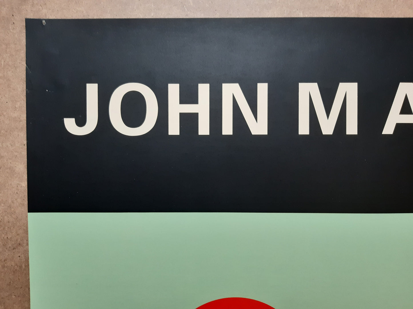 John M. Armleder art exhibition poster - 35.4"×50.4" (90×128cm)