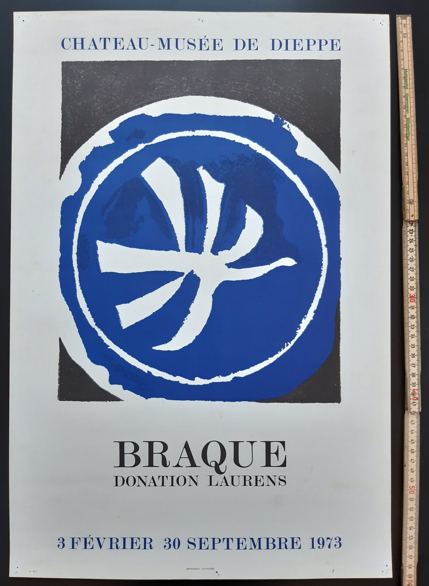 Georges Braque original art poster - 15.7"×23.2" (40×59cm)