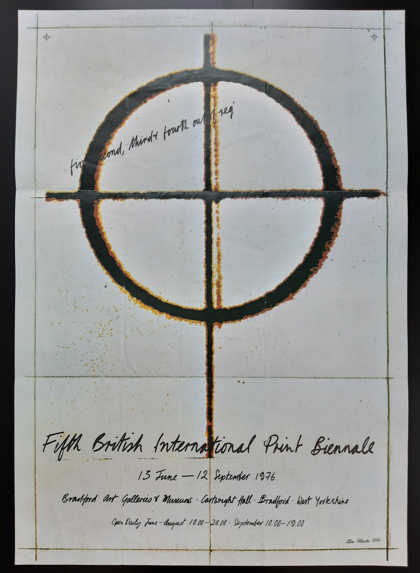 5th British Print Biennale poster - 28.0"×39.8" (71×101cm)