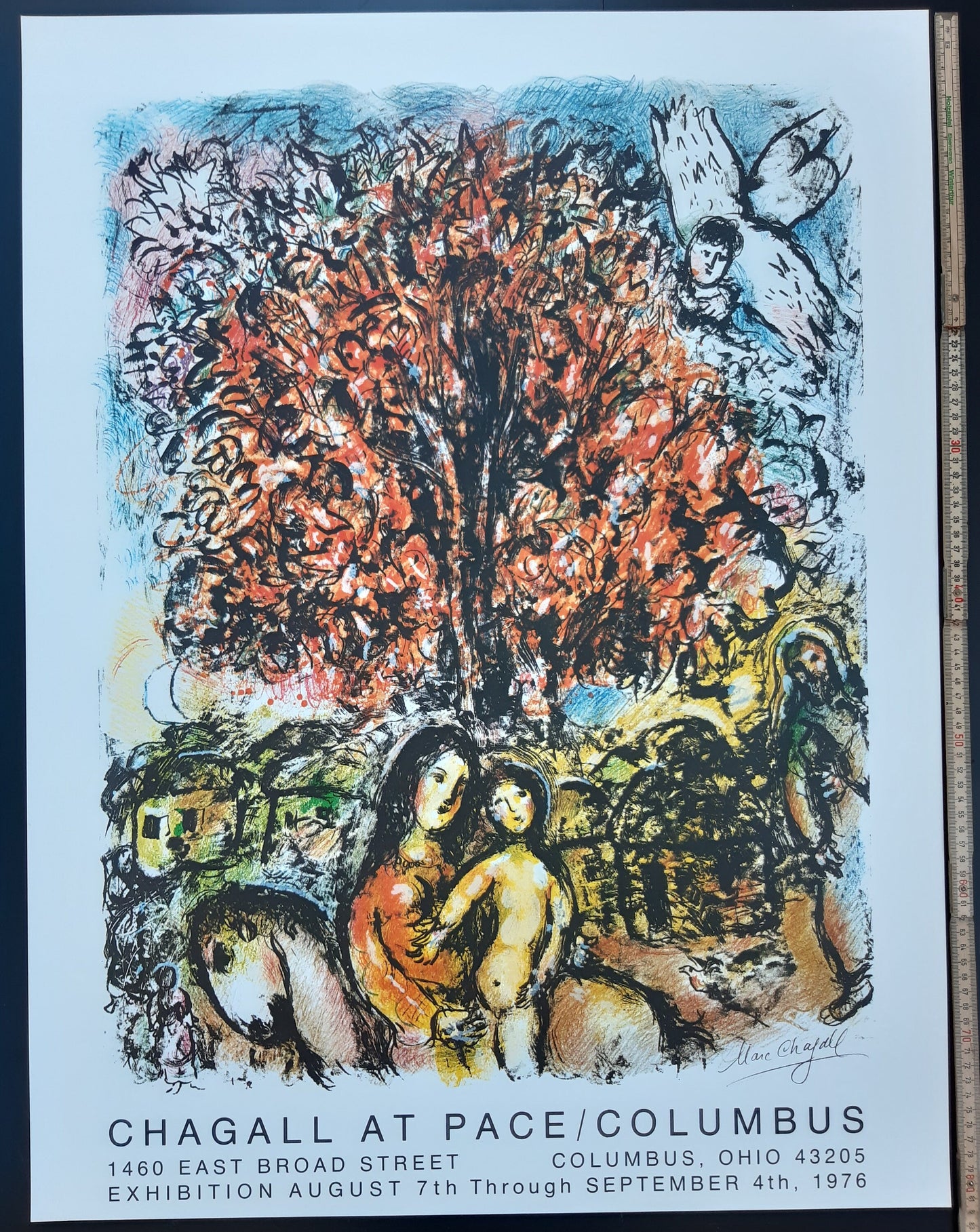 Marc Chagall original art poster - 24.4"×32.1" (62×81.5cm)