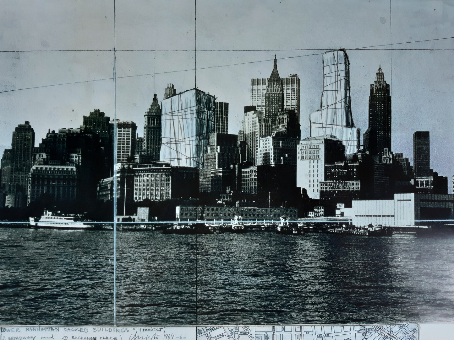 Christo original art poster - 23.2"×33.1" (59×84cm)