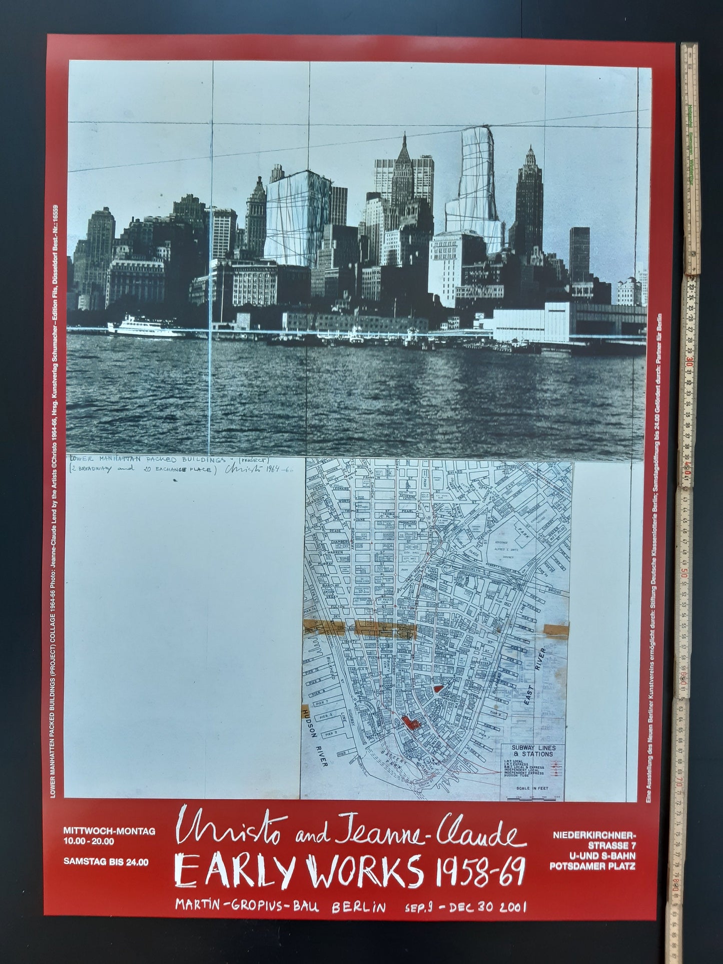 Christo original art poster - 23.2"×33.1" (59×84cm)