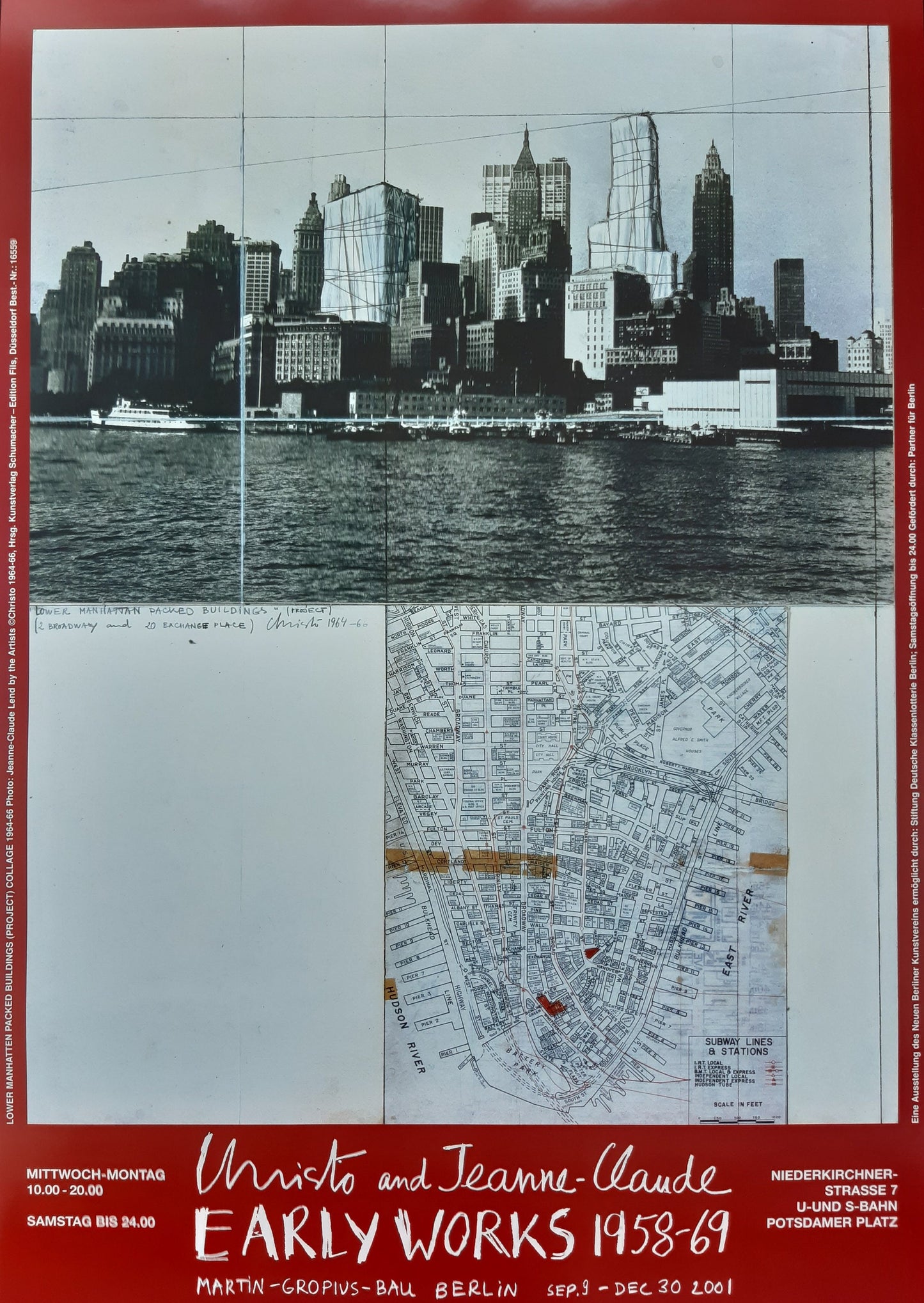 Christo original art poster - 23.2"×33.1" (59×84cm)