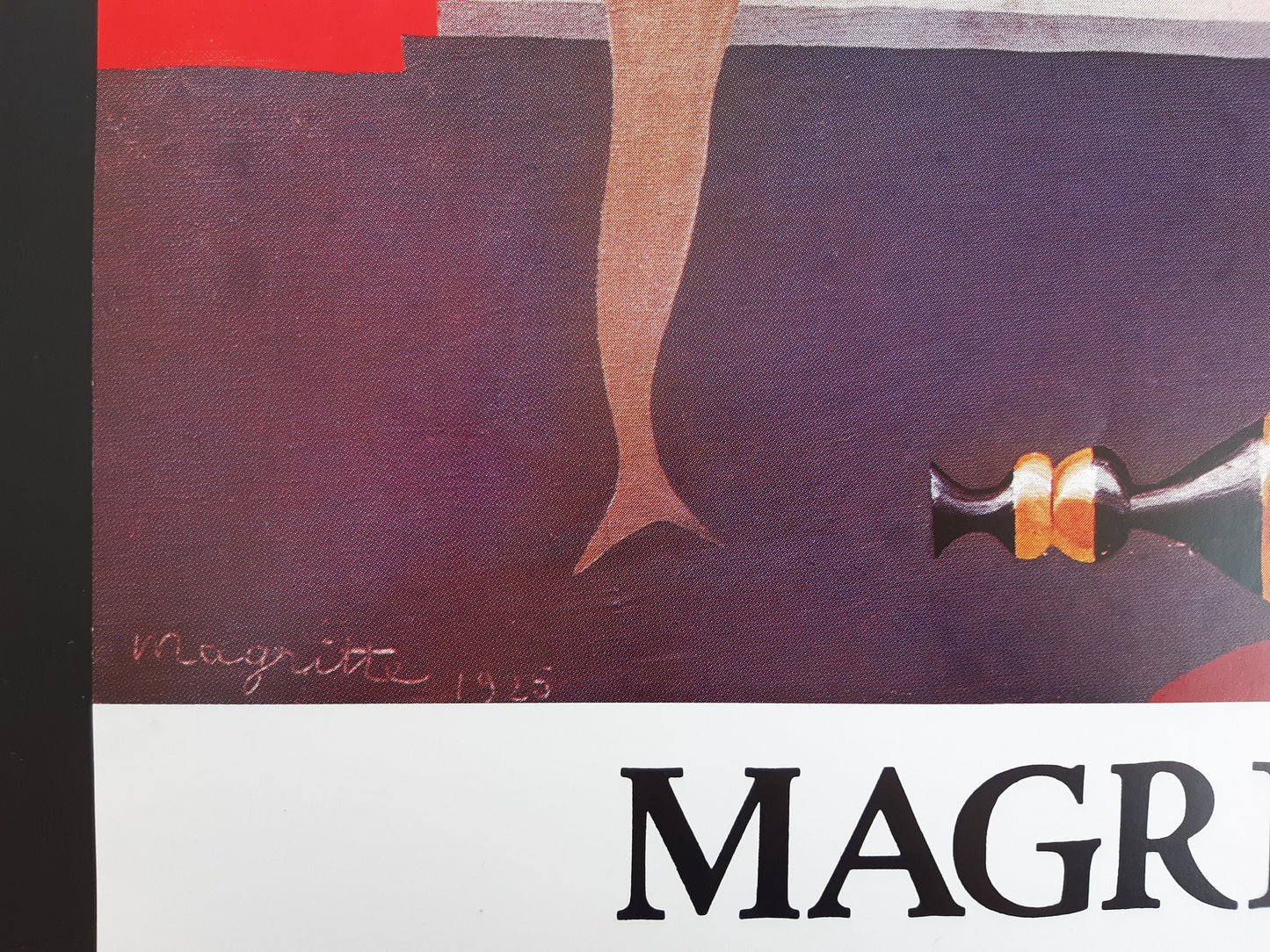 Rene Magritte original art poster - 22.2"×32.9" (56.3×83.5cm)