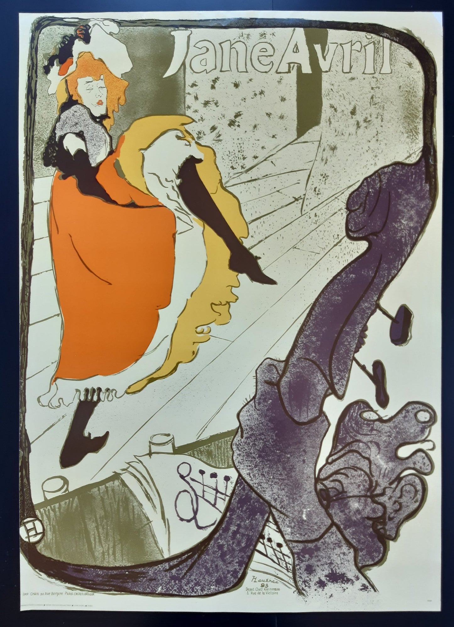 Toulouse-Lautrec vintage art poster - 22.6"×32.3" (57.5×82cm)