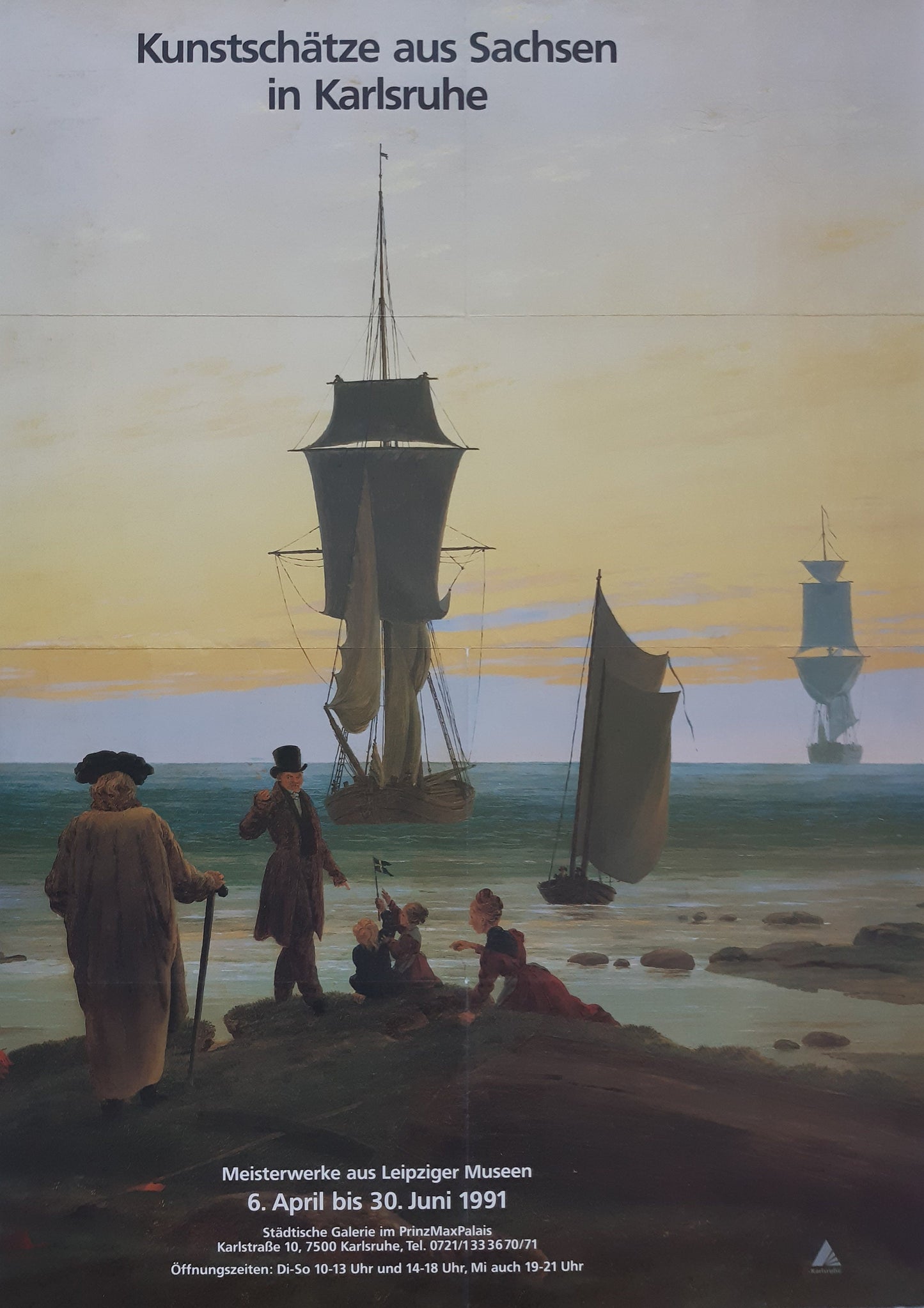 Caspar D. Friedrich museum poster - 23.2"×33.1" (59×84cm)