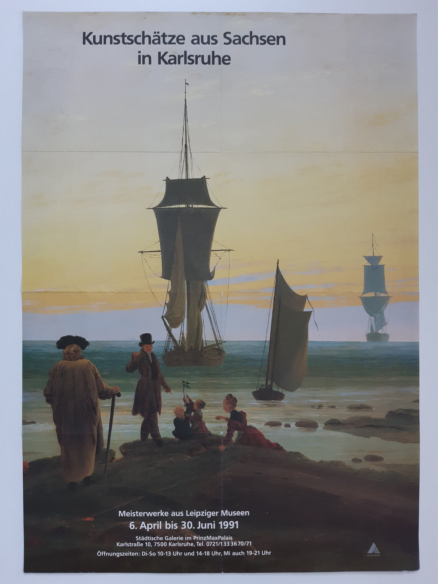 Caspar D. Friedrich museum poster - 23.2"×33.1" (59×84cm)