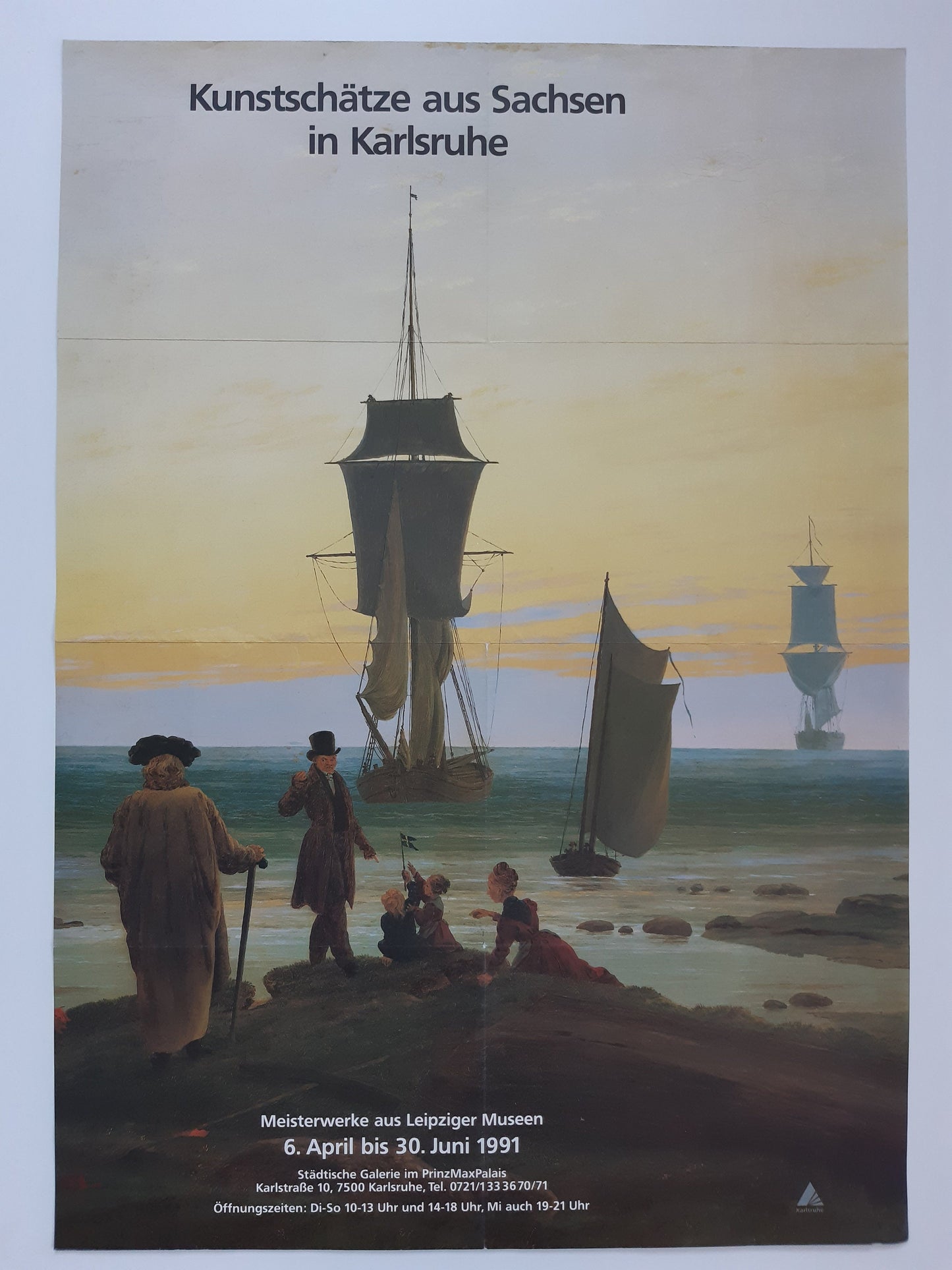 Caspar D. Friedrich museum poster - 23.2"×33.1" (59×84cm)