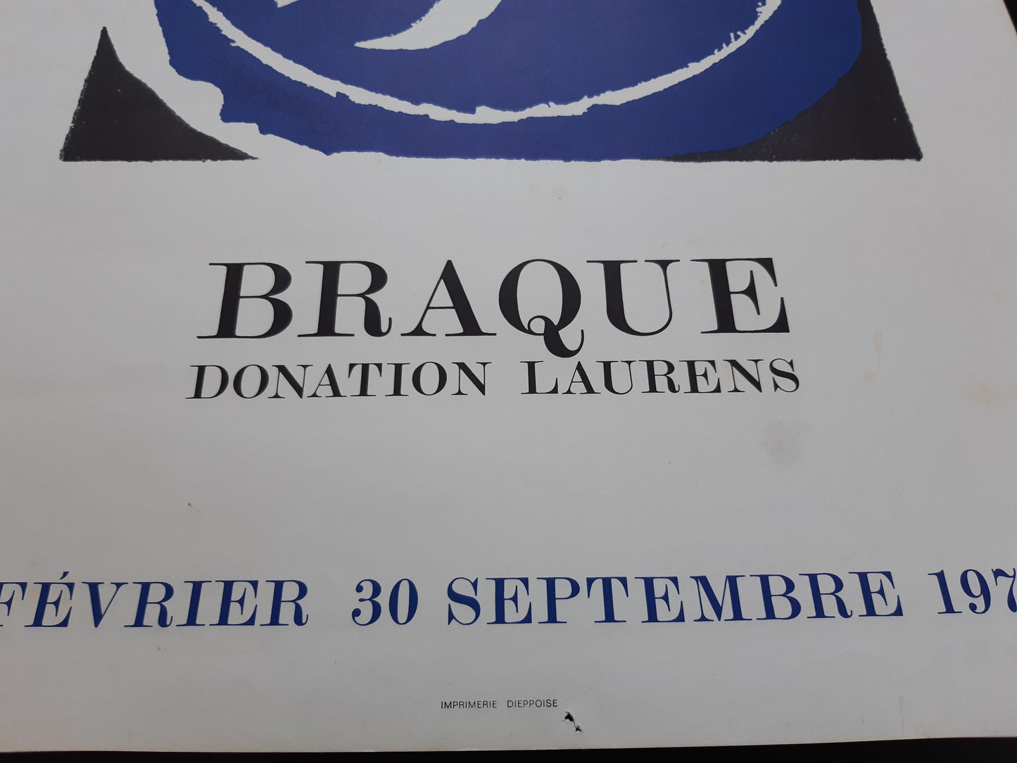 Georges Braque original art poster - 15.7"×23.2" (40×59cm)
