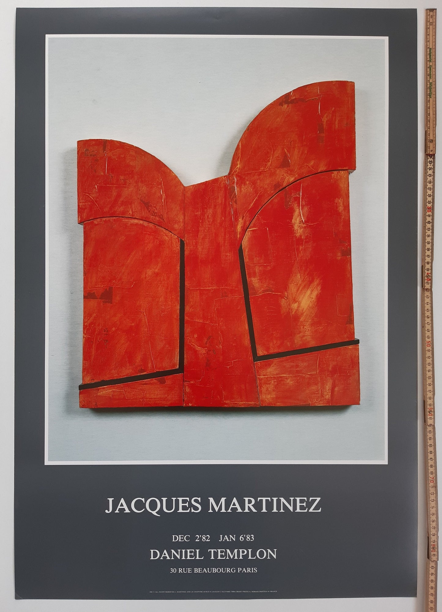 Jacques Martinez original art poster - 23.6"×34.6" (60×88cm)
