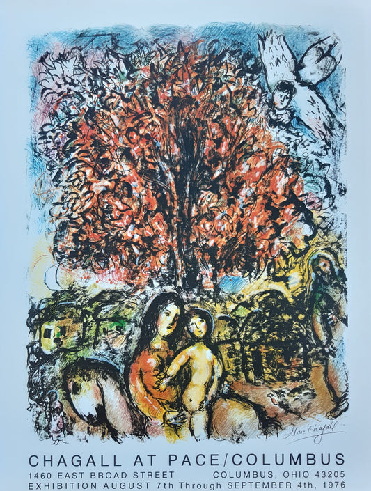 Marc Chagall original art poster - 24.4"×32.1" (62×81.5cm)