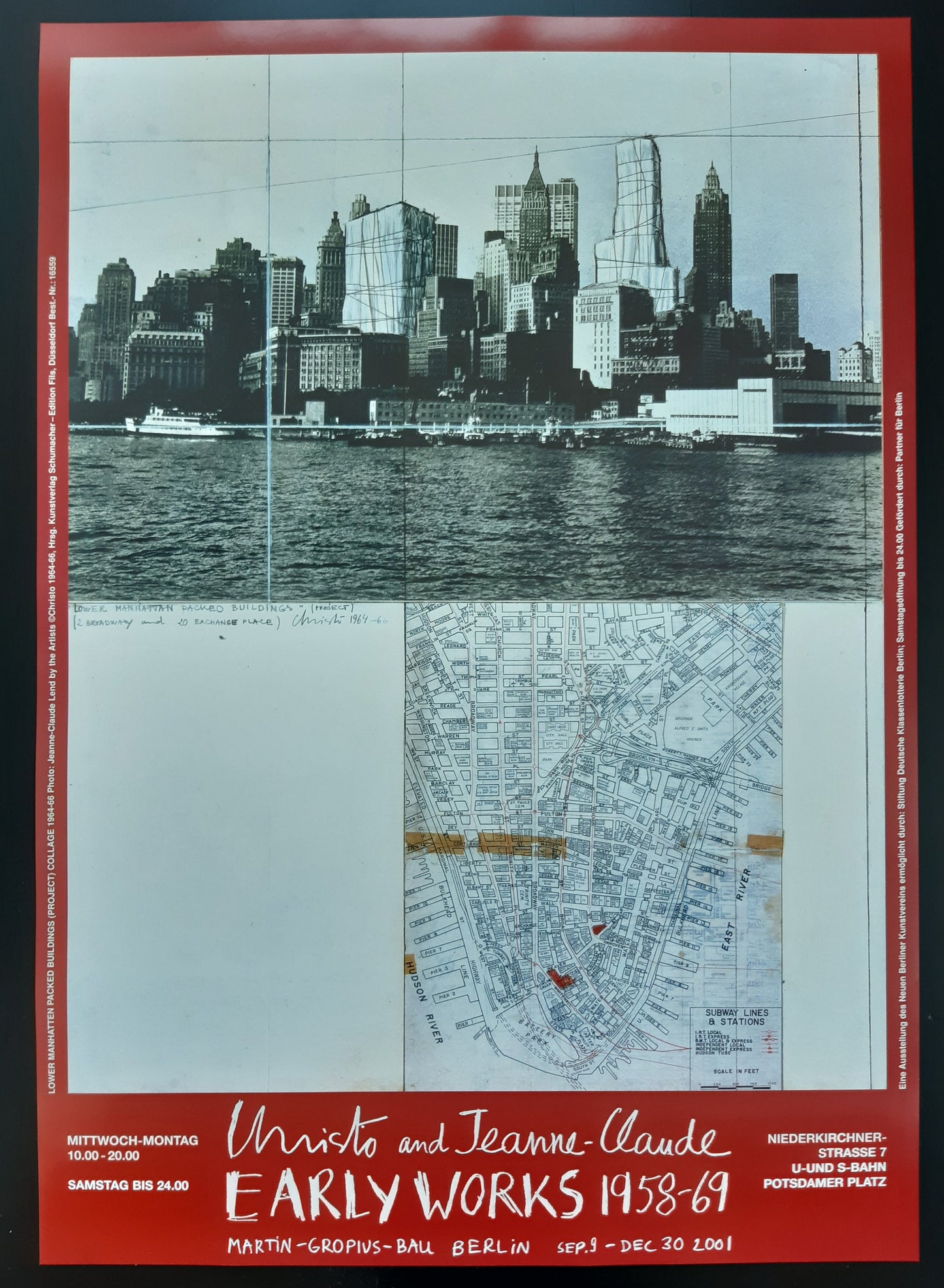 Christo original art poster - 23.2"×33.1" (59×84cm)