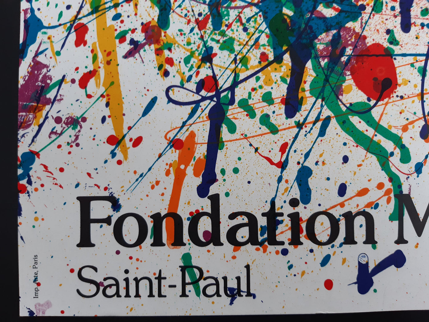 Sam Francis original art poster - 20.8"×34.6" (52.8×88cm)