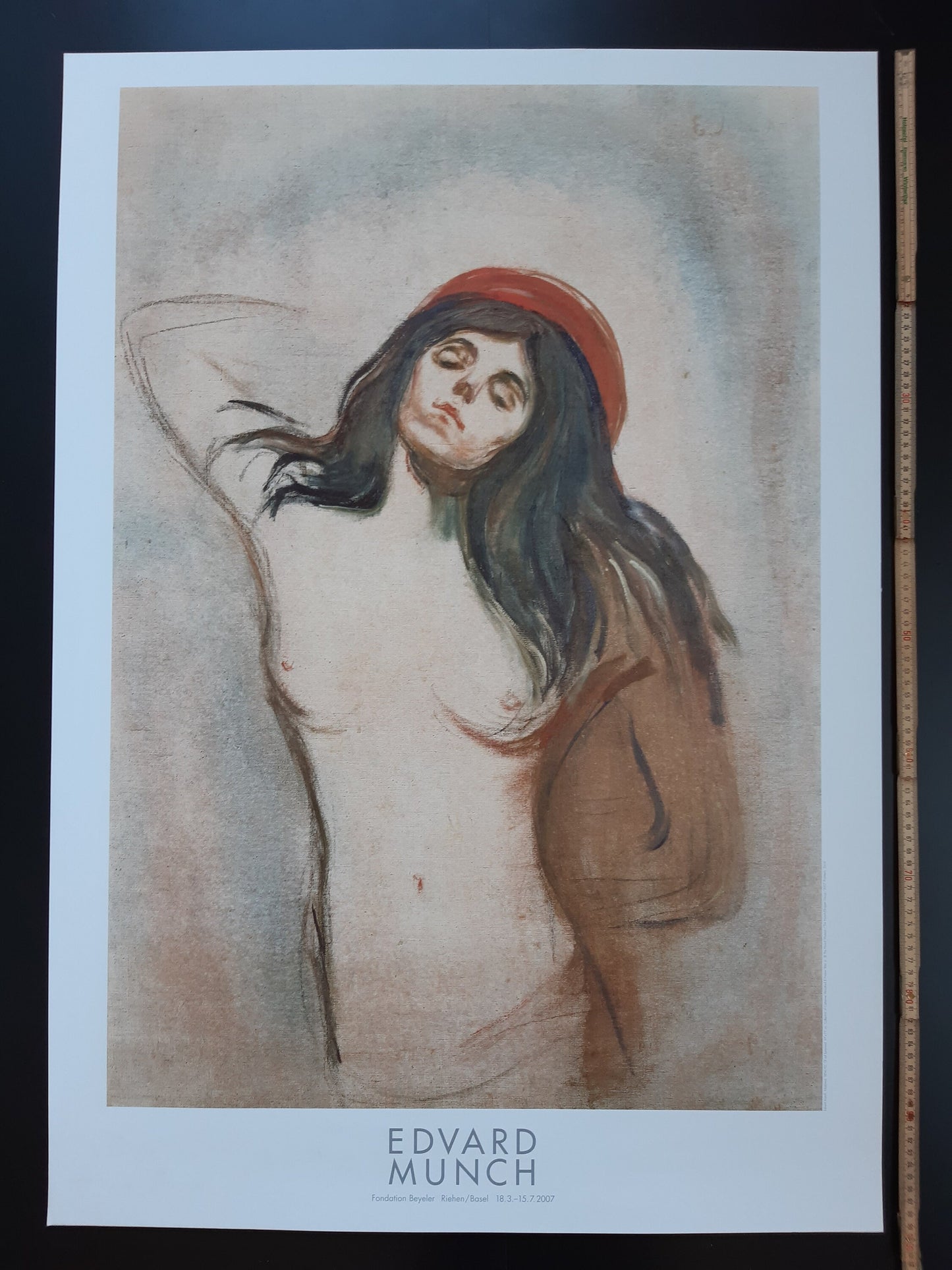 Edvard Munch original art poster - 27.6"×39.4" (70×100cm)