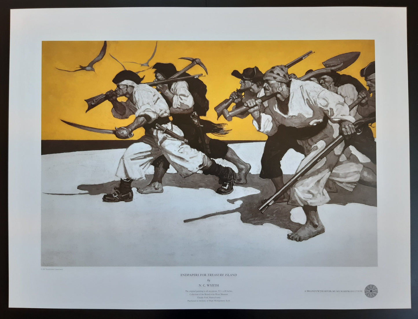 N. C. Wyeth original art poster - 24.0"×17.9" (61×45.5cm)