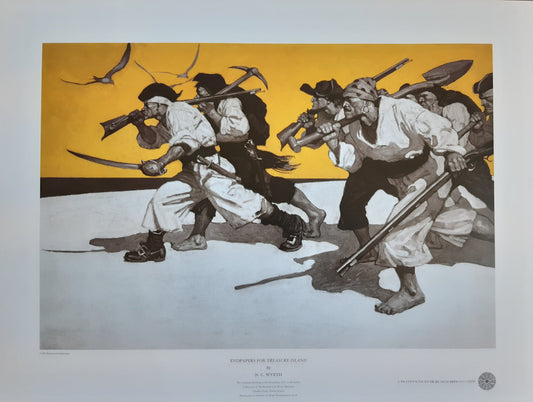 N. C. Wyeth original art poster - 24.0"×17.9" (61×45.5cm)