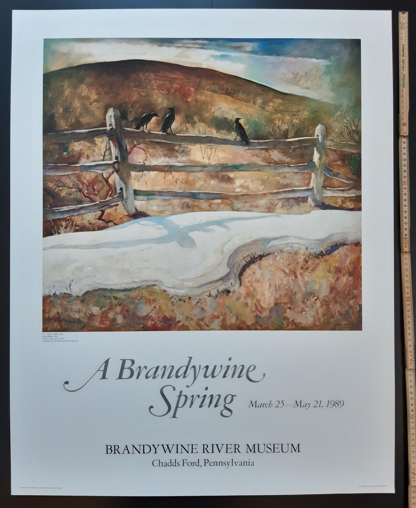 N. C. Wyeth original art poster - 26.0"×32.9" (66×83.5cm)