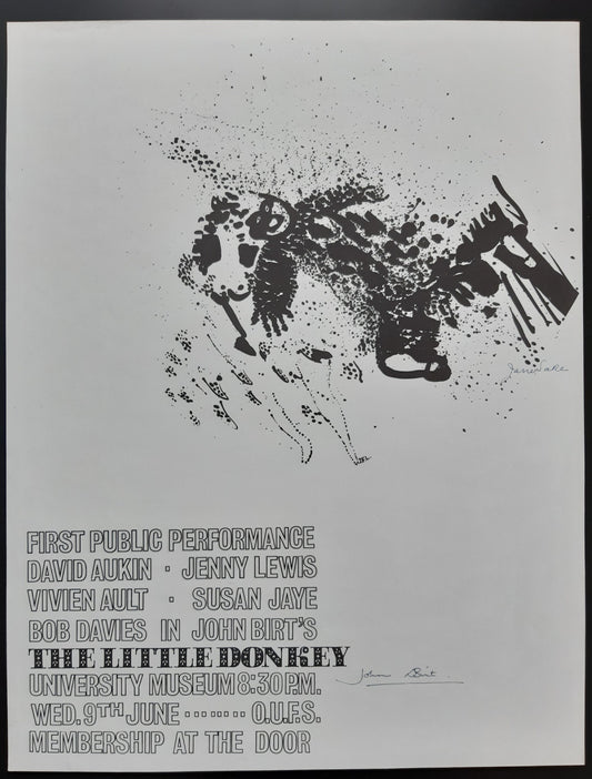 John Birt Jane Lake signed film poster - 13.4"×17.3" (34×44cm)