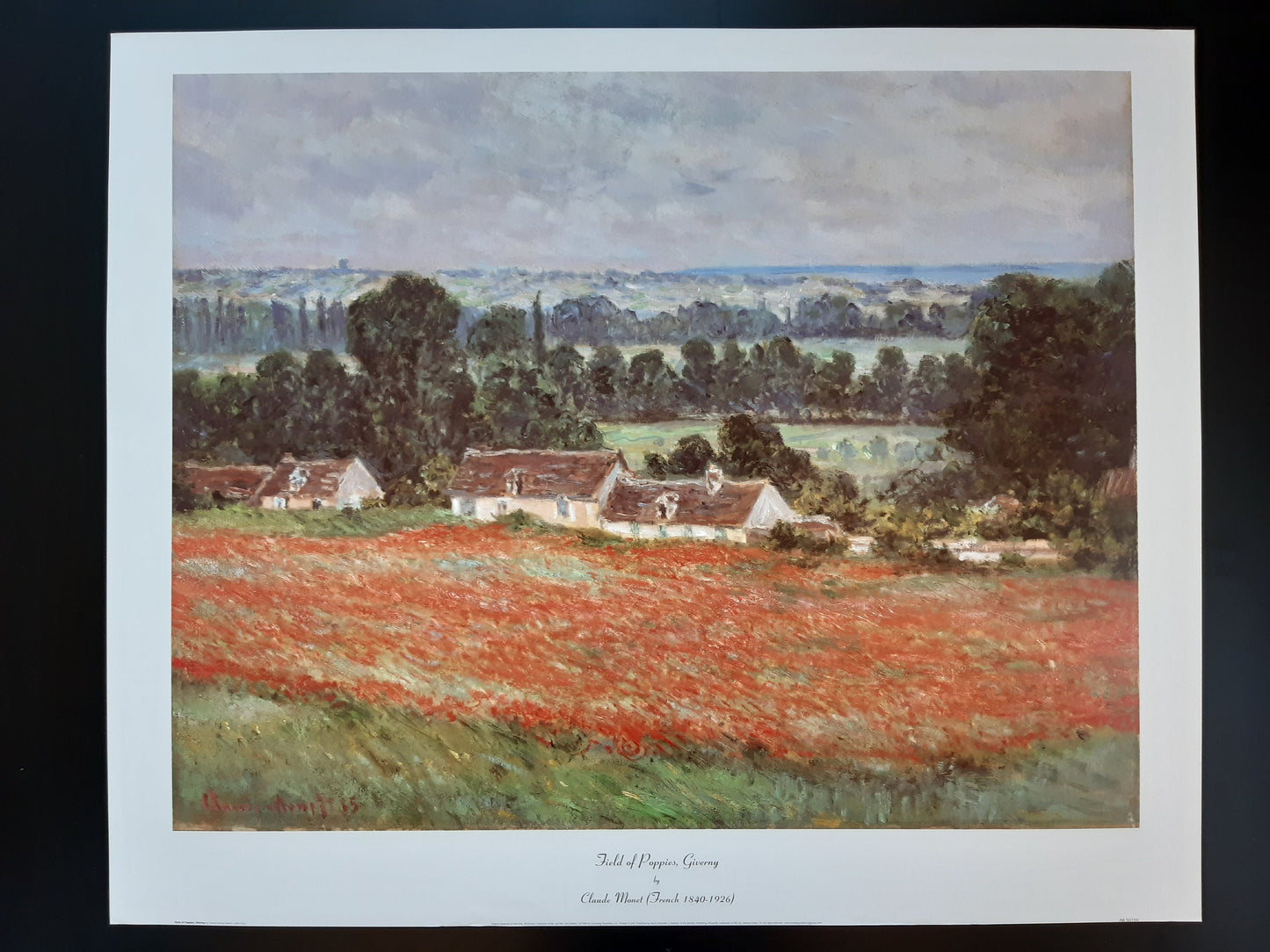 Claude Monet original art print - 31.5"×26.0" (80×66cm)