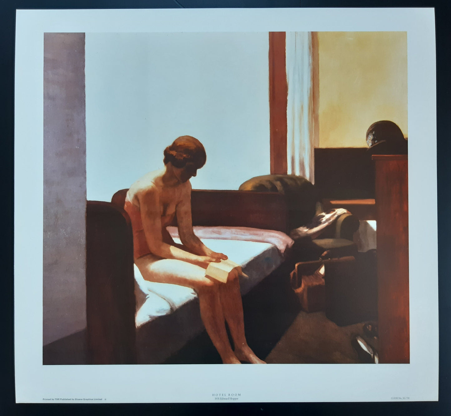 Edward Hopper art print - 21.9"×20.3" (55.5×51.5cm)