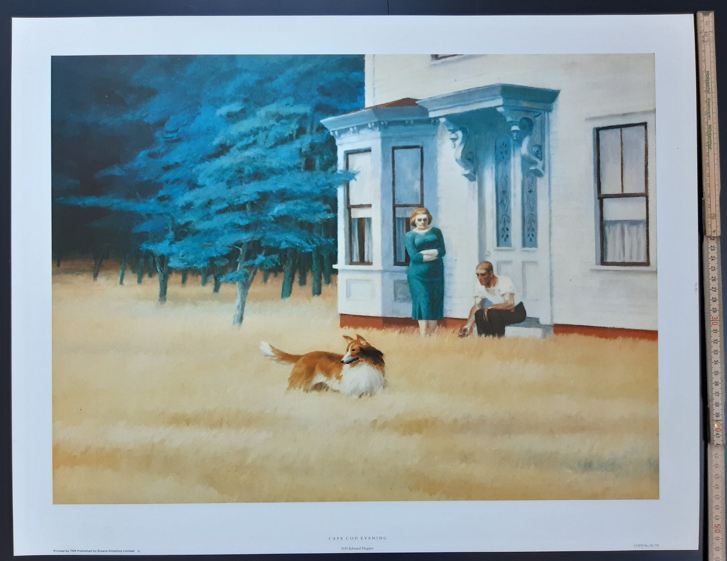 Edward Hopper art print - 26.0"×20.5" (66×52cm)