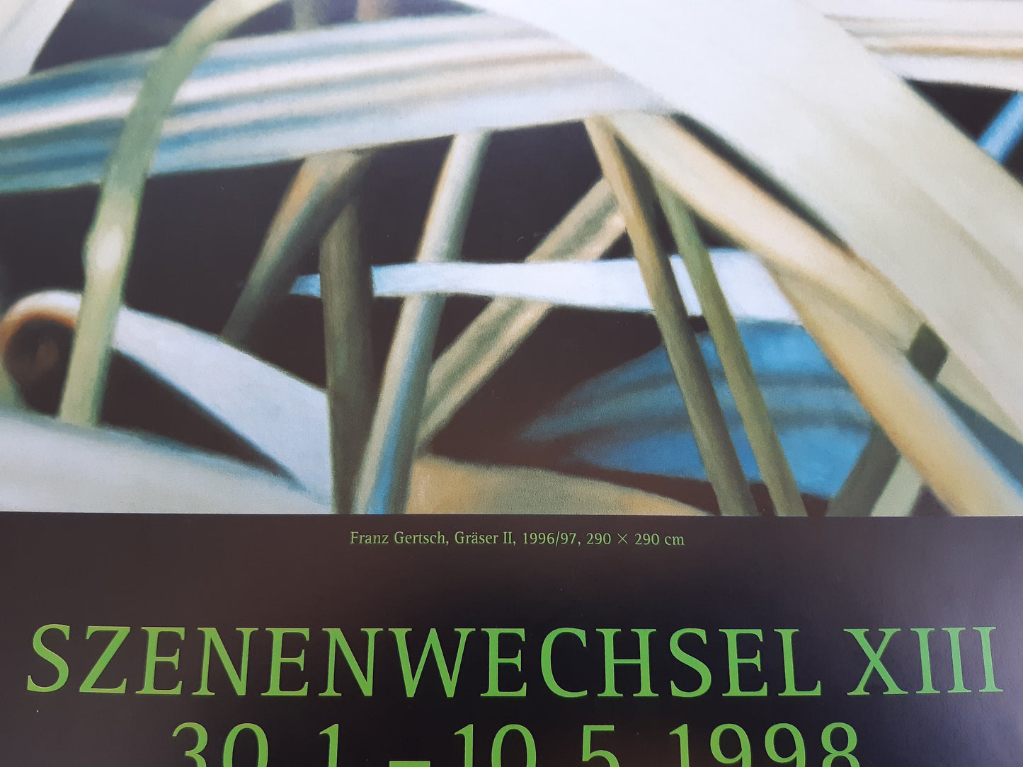 Franz Gertsch original art exhibition poster - 23.2"×33.1" (59×84cm)