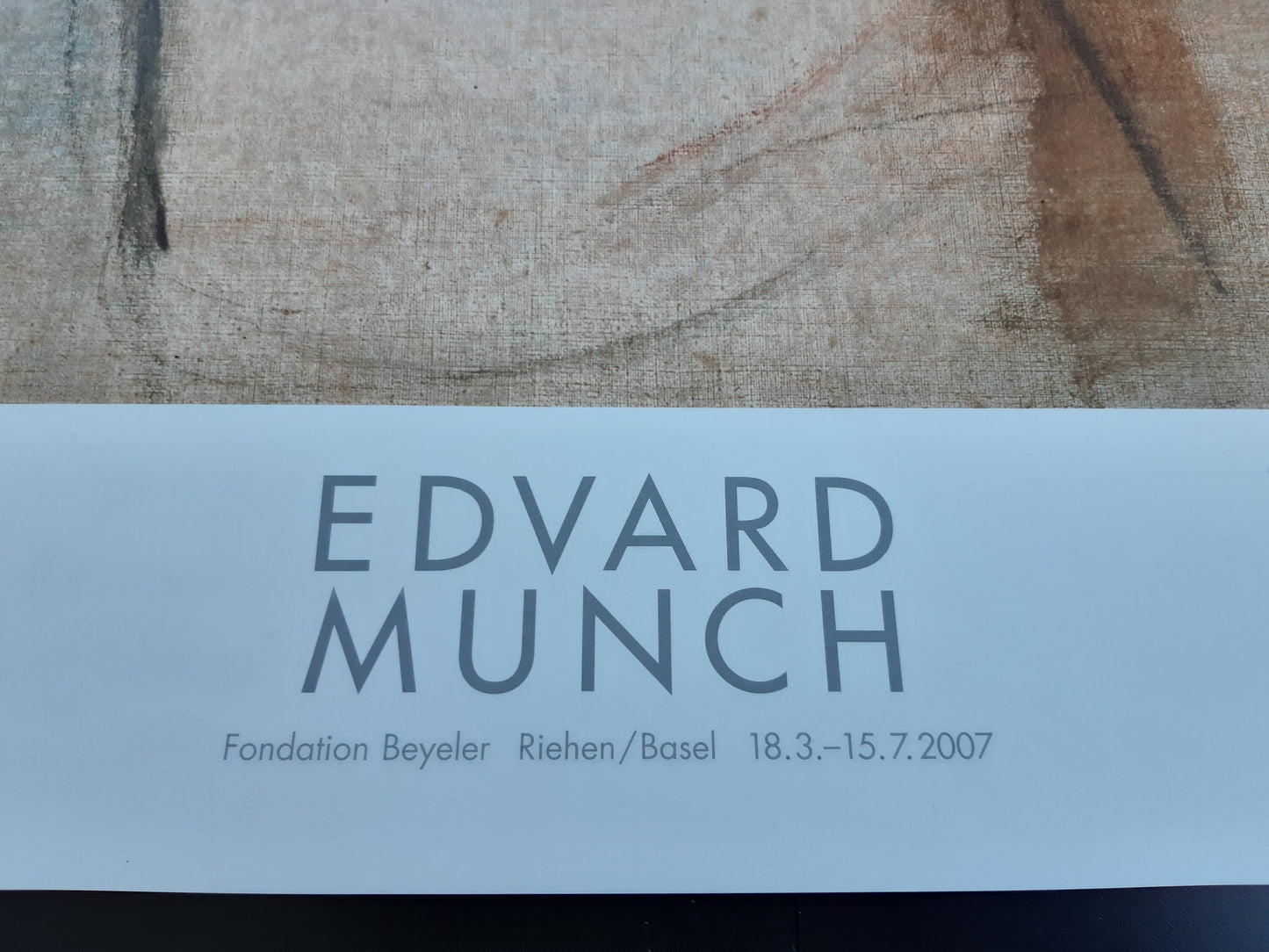 Edvard Munch original art poster - 27.6"×39.4" (70×100cm)