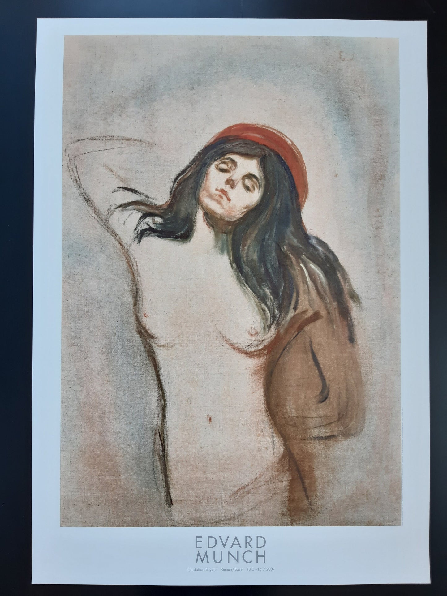 Edvard Munch original art poster - 27.6"×39.4" (70×100cm)