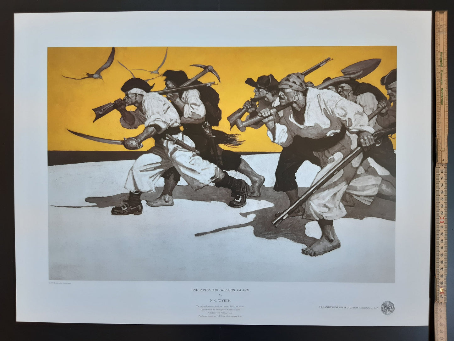 N. C. Wyeth original art poster - 24.0"×17.9" (61×45.5cm)