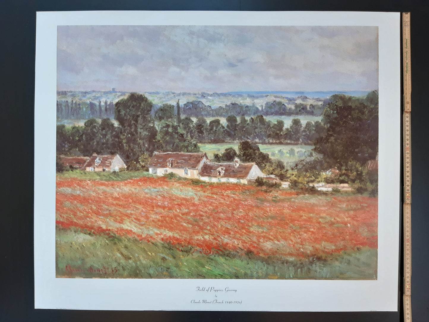 Claude Monet original art print - 31.5"×26.0" (80×66cm)