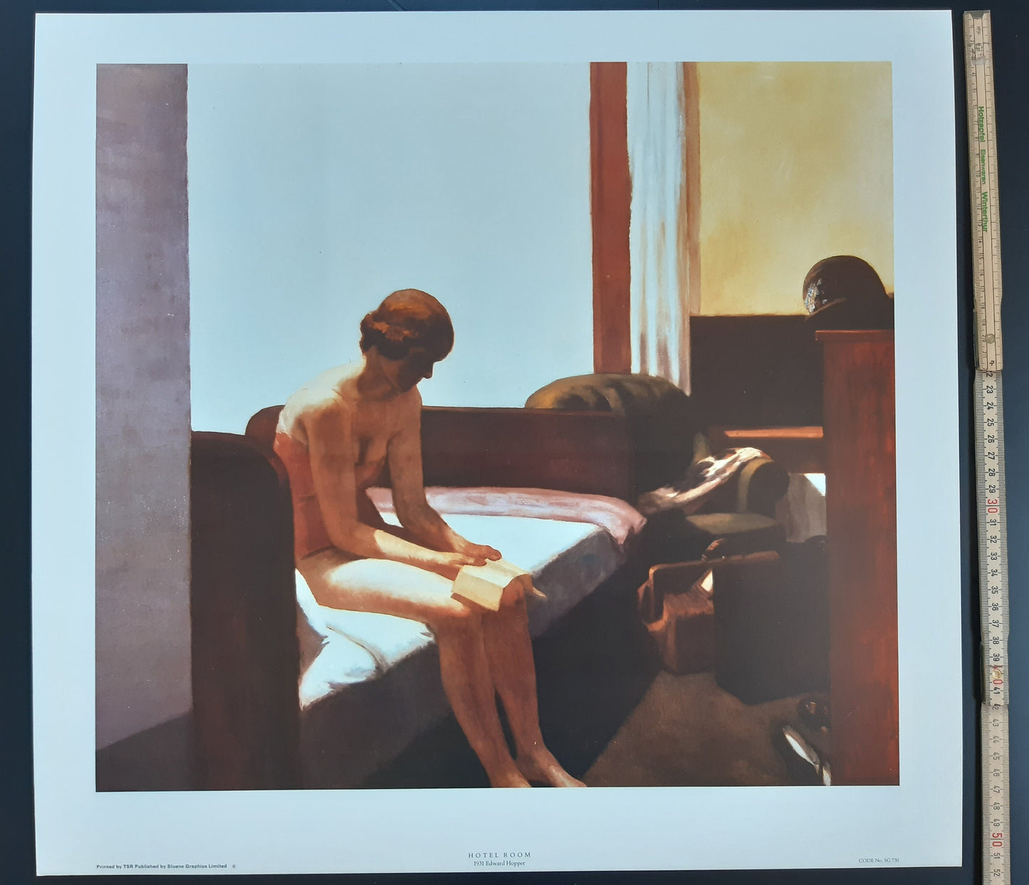 Edward Hopper art print - 21.9"×20.3" (55.5×51.5cm)