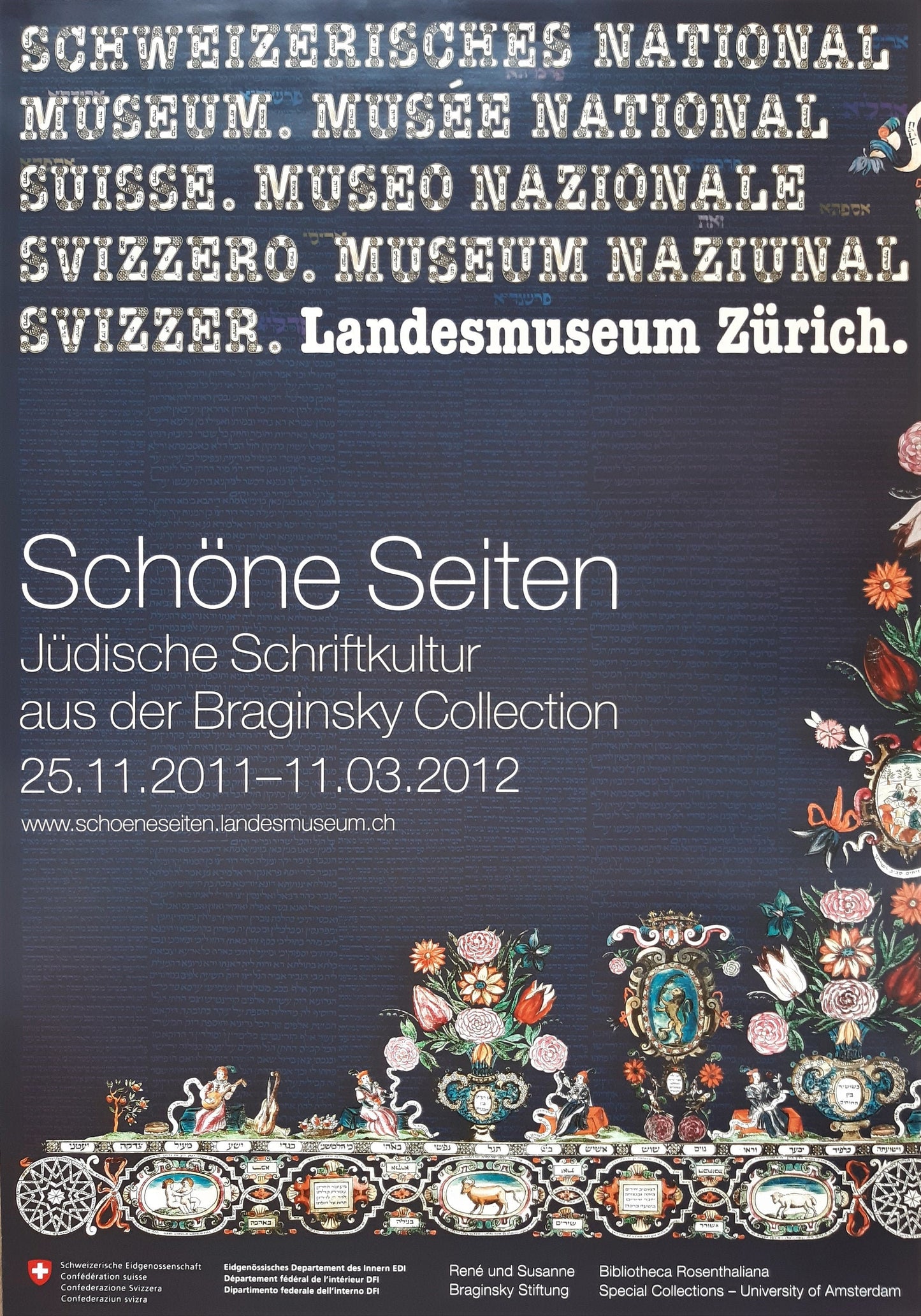 Swiss original museum poster - 35.6"×50.4" (90.5×128cm)