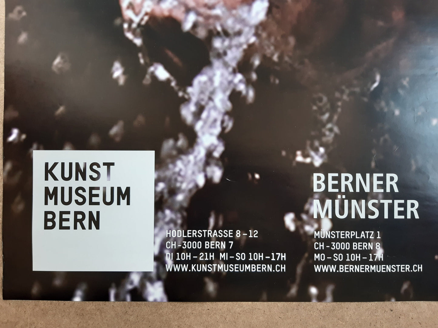 Bill Viola original museum poster - 35.6"×50.4" (90.5×128cm)