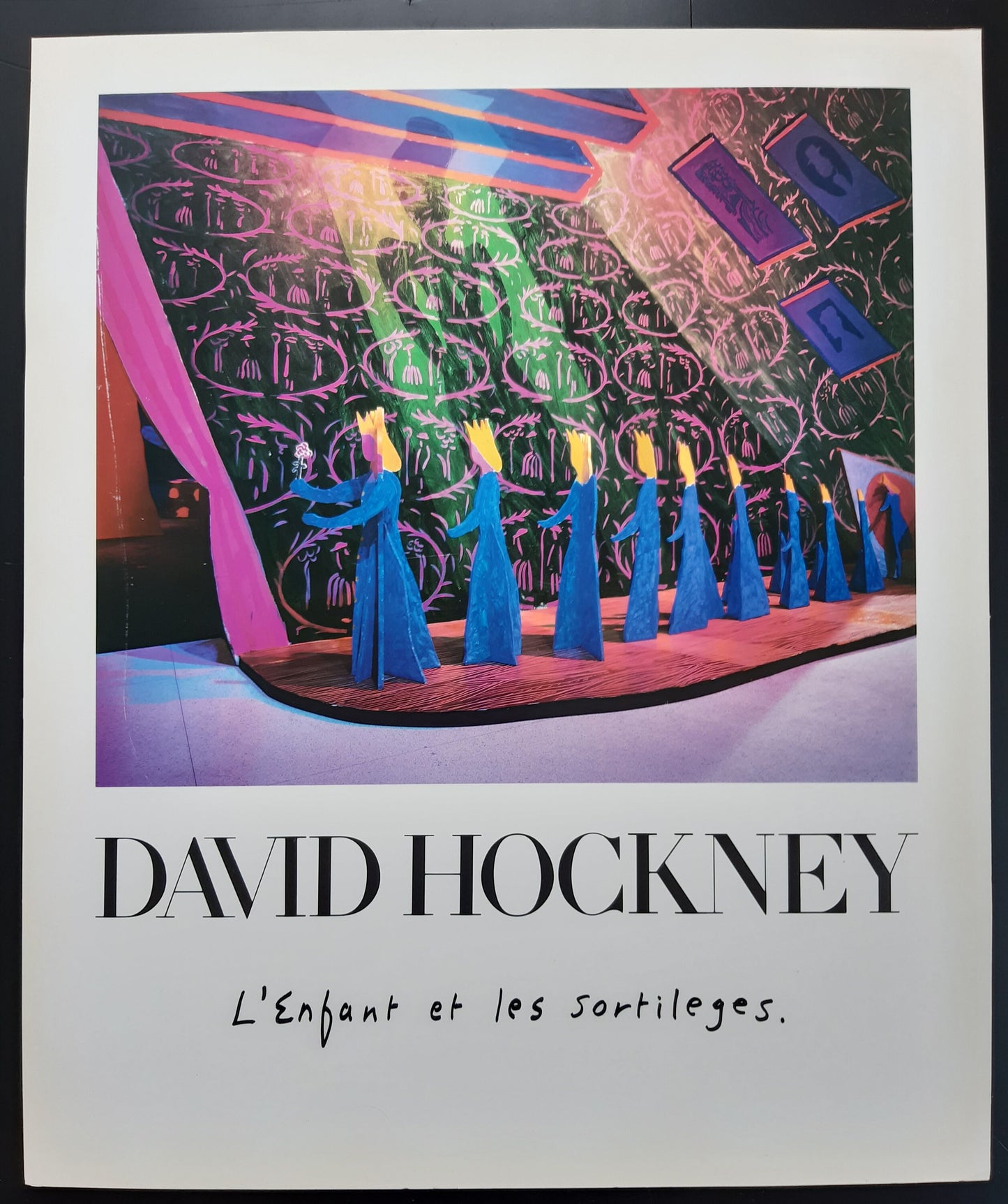 David Hockney original art poster - 20.1"×24.0" (51×61cm)