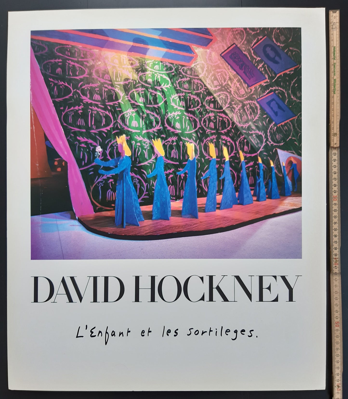 David Hockney original art poster - 20.1"×24.0" (51×61cm)