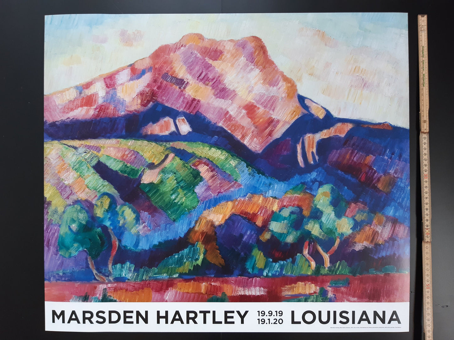 Marsden Hartley original art poster - 26.8"×23.3" (68×59.2cm)
