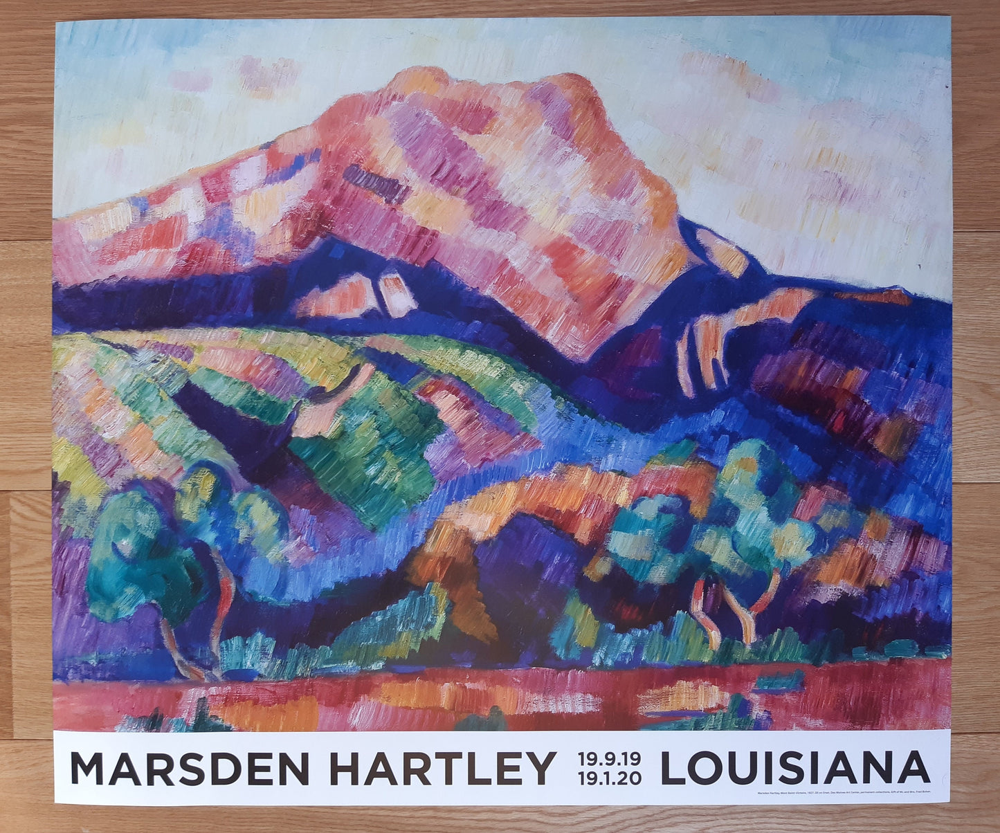 Marsden Hartley original art poster - 26.8"×23.3" (68×59.2cm)