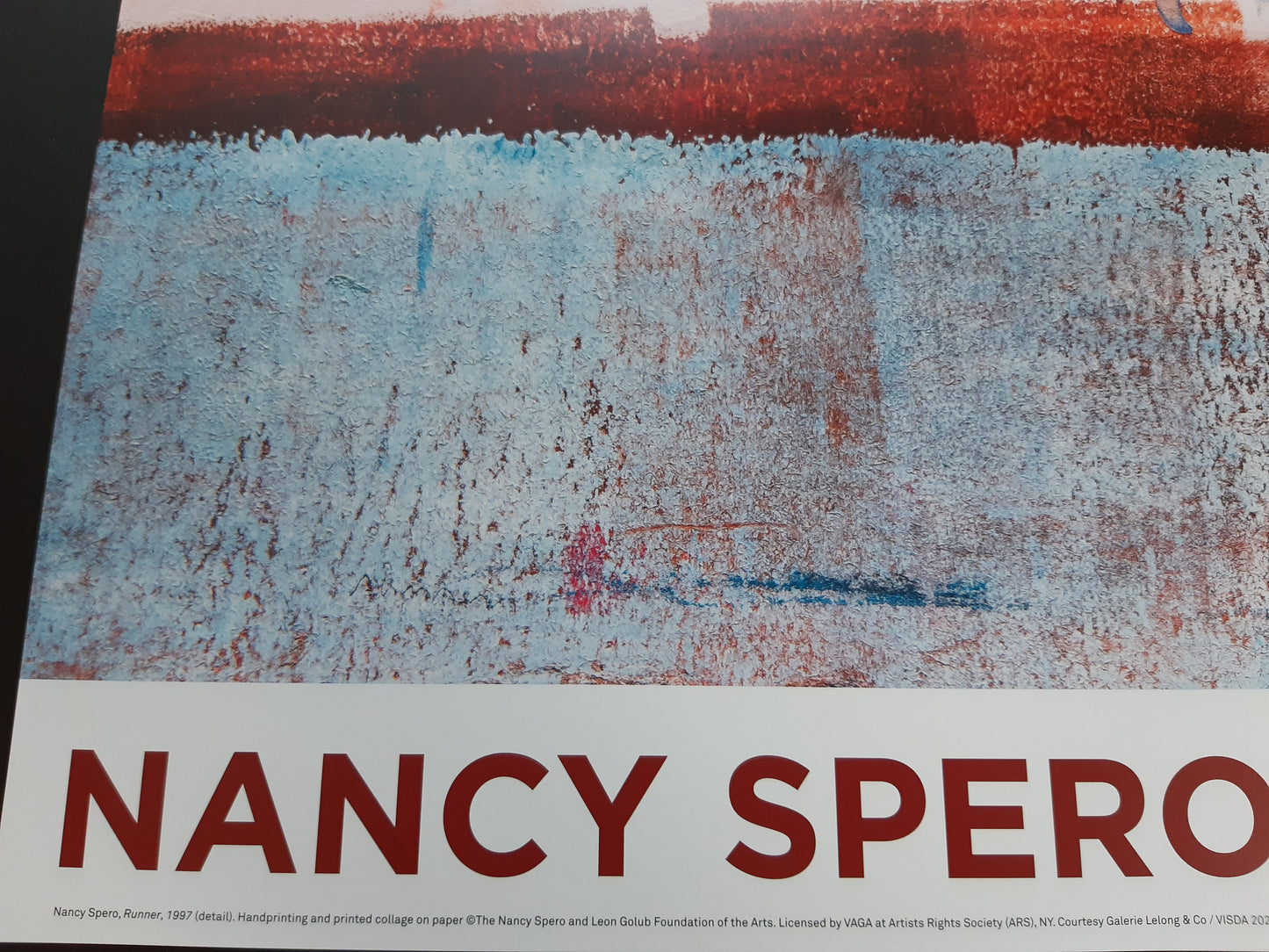 Nancy Spero original art poster - 26.8"×23.2" (68×59cm)