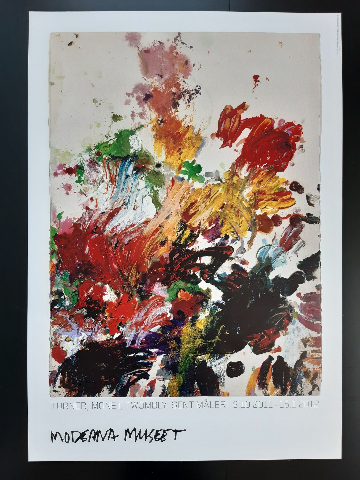 Cy Twombly art exhibition poster - 27.6"×39.4" (70×100cm)