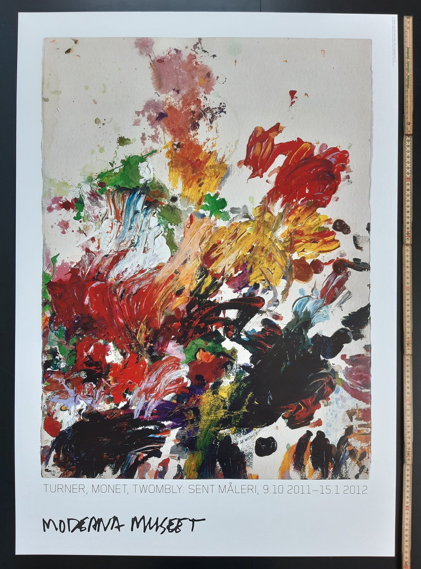 Cy Twombly art exhibition poster - 27.6"×39.4" (70×100cm)