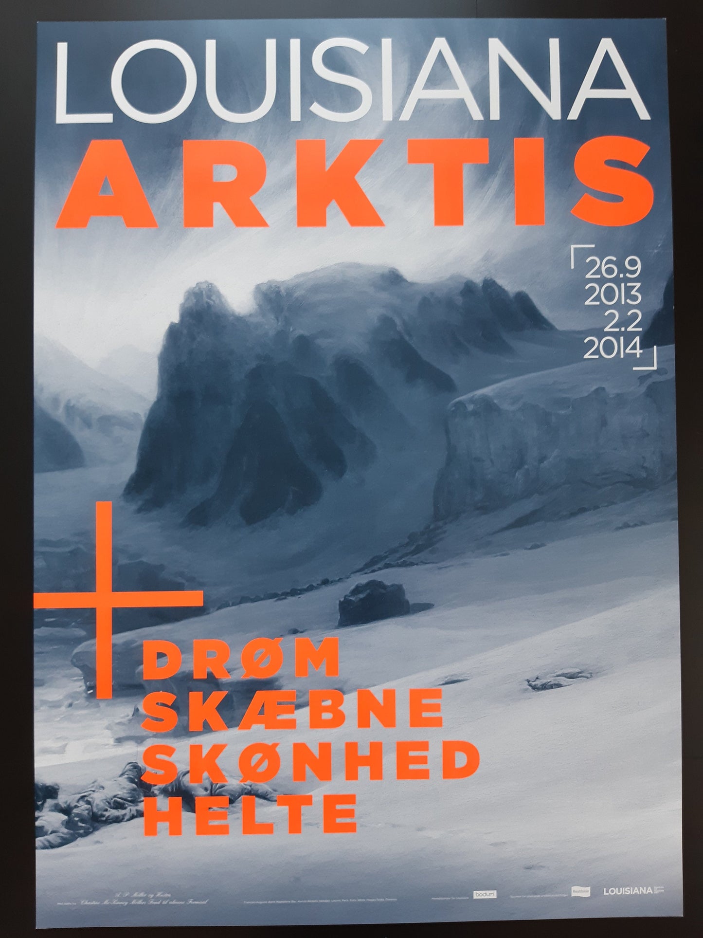 Arktis museum exhibition poster - 23.2"×33.1" (59×84cm)