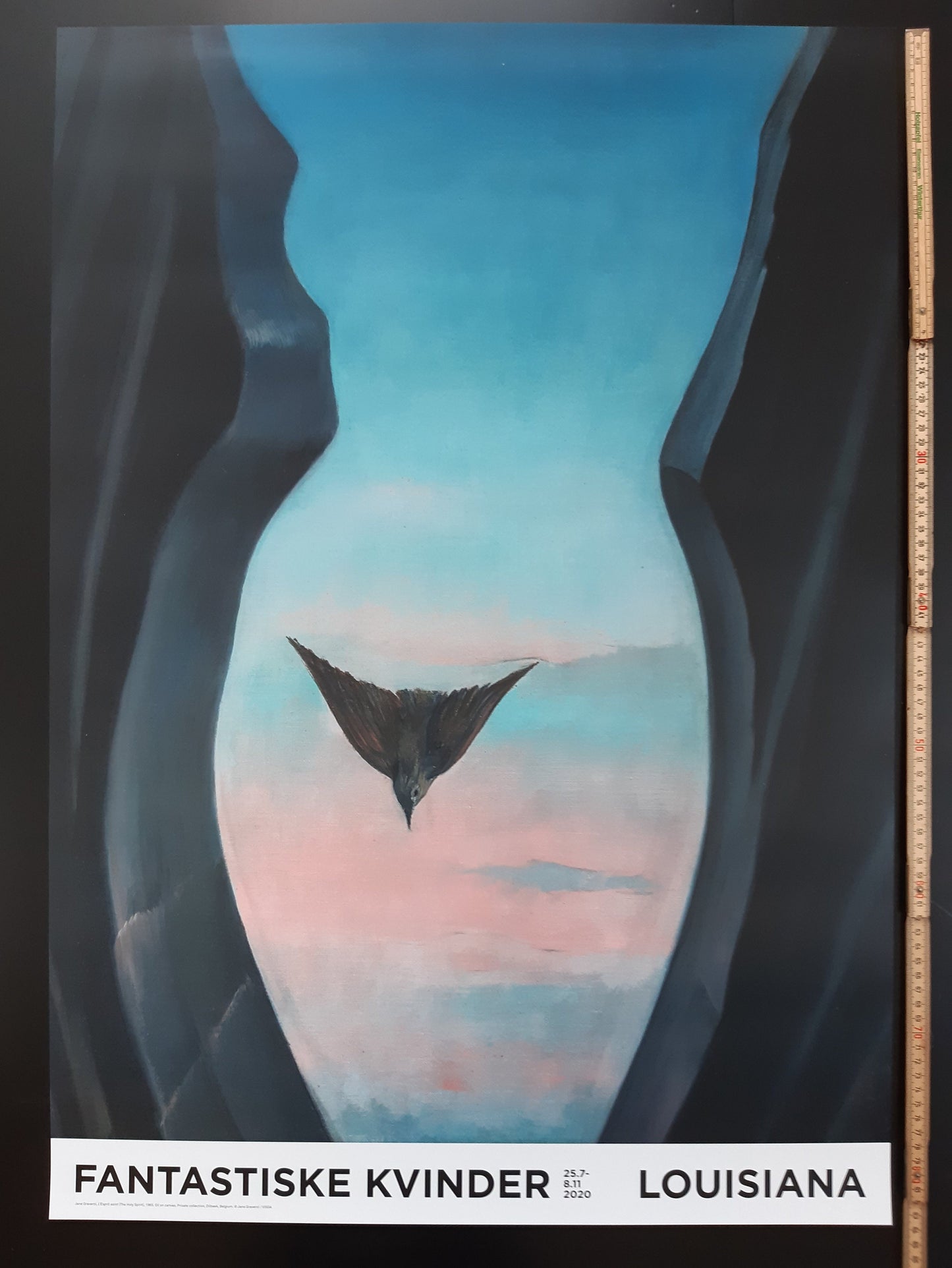 Jane Graverol art exhibition poster - 23.2"×33.1" (59×84cm)
