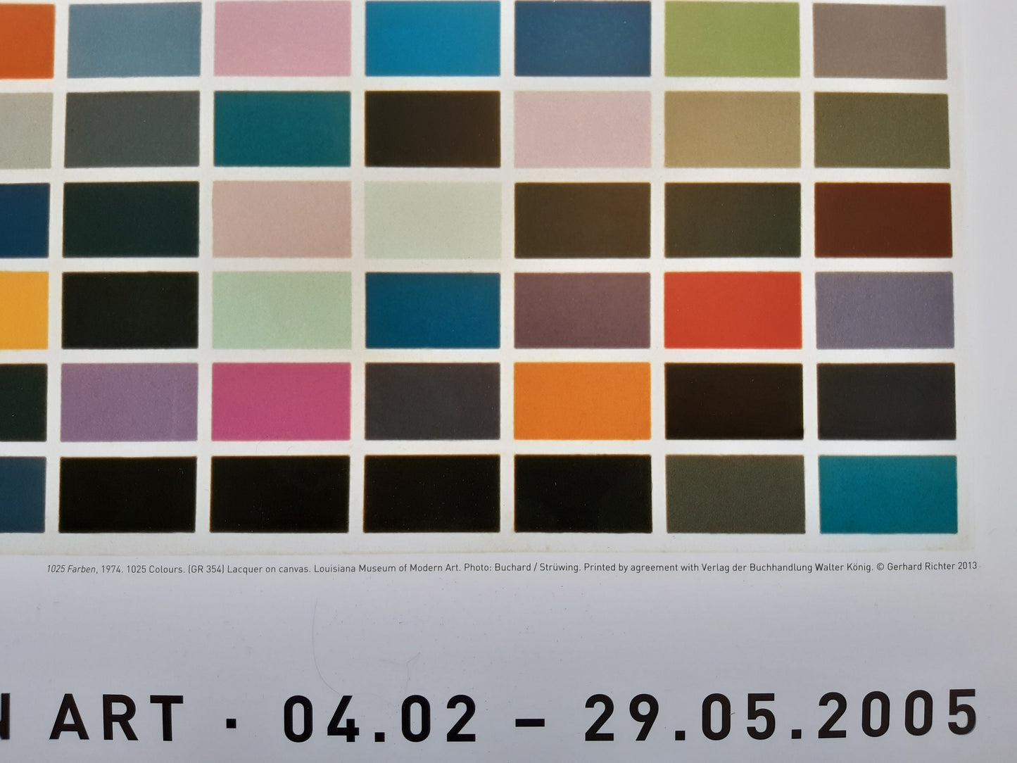 Gerhard Richter art poster - 46.1"×48.0" (117×122cm)