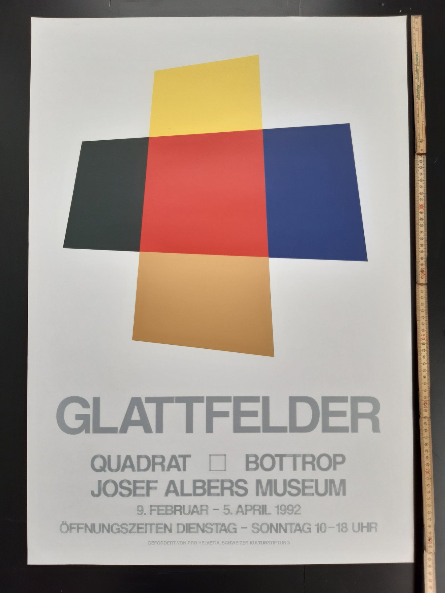 Glattfelder art exhibition poster - 22.8"×33.1" (58×84cm)