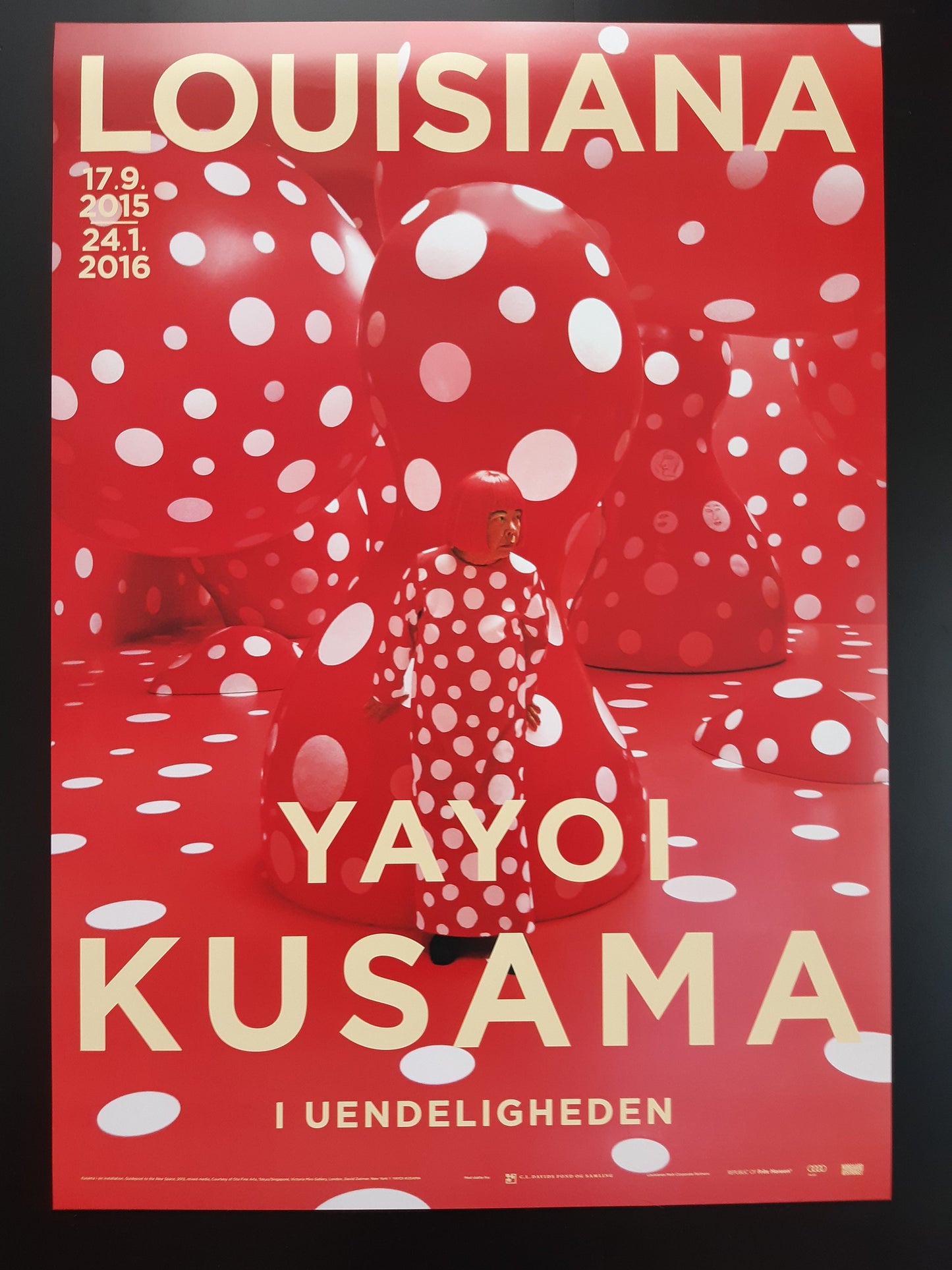 Yayoi Kusama original art poster - 23.4"×33.1" (59.4×84cm)