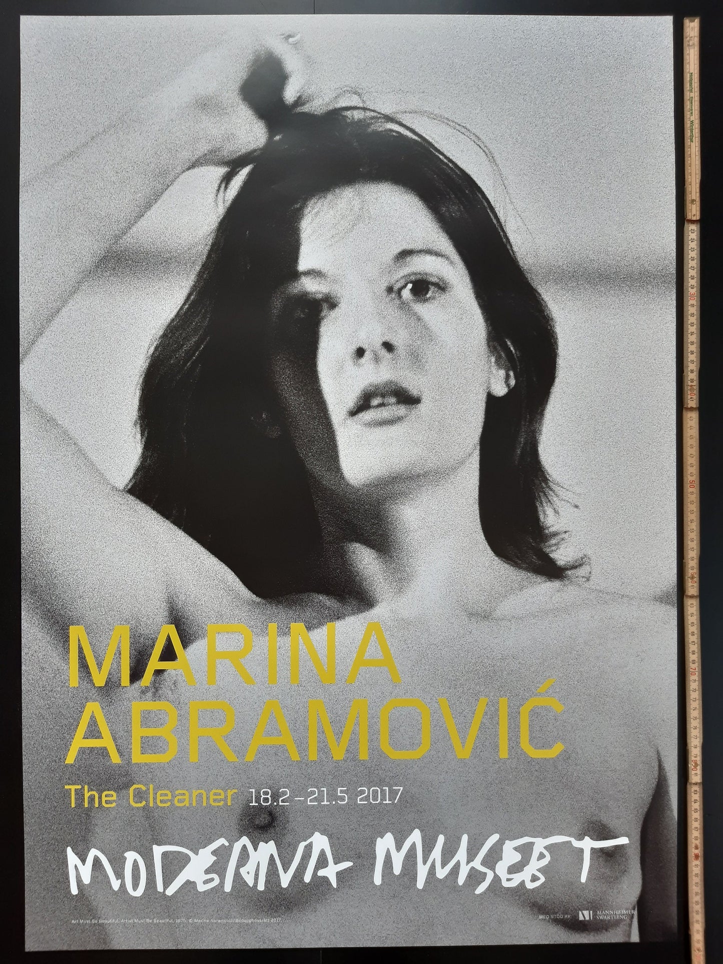 Marina Abramovic photo museum poster - 27.6"×39.4" (70×100cm)